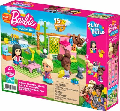 71576 Mega Construx Barbie Dierenverzorging bouwset  97 bouwstenen