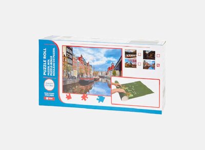 34425 Euro Toys Puzzelrol Met Puzzel Grachten Panden 1000 Stukjes