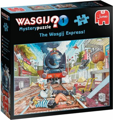 00755 Jumbo Puzzel Wasgij Mystery The Wasgij Express! 500 stukjes