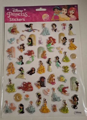 69230 Disney Princess  Bubbel-stickers