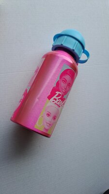 36969 Barbie Aluminium Drinkbeker 400ml Roze