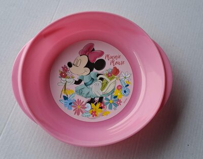 65134 Disney Minnie Mouse Bord Diep Roze 15 cm