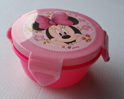 651089 Disney Minnie Mouse Lunchbox Rond  Roze