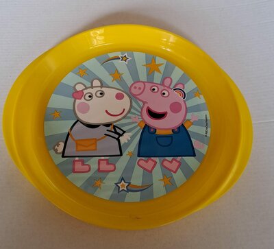 81523 Peppa Pig Bord Geel 21 cm