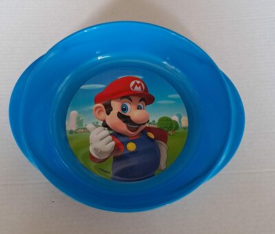 65042 Super Mario Bord Diep Blauw 15 cm