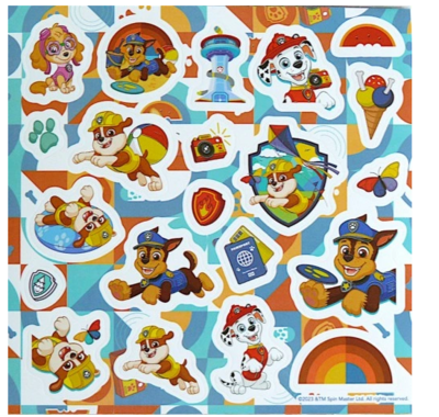 74135 Paw Patrol Chase Stickerboekje 10x10