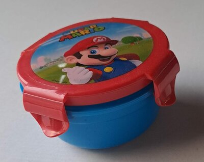 65080 Super Mario Lunchbox Rond Blauw