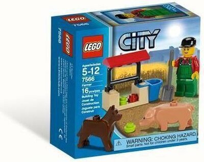 7566 LEGO City Boer MET DOOSSCHADE