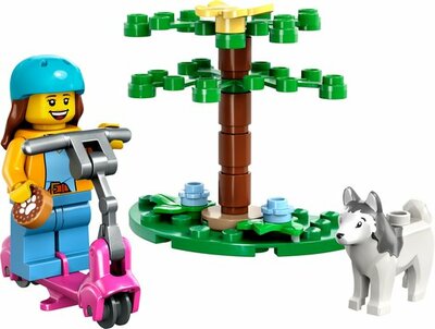 30639 LEGO City Hondenpark en Scooter (polybag)