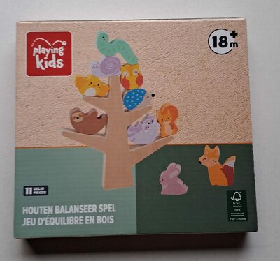 65524 Playing Kids Houten Balanceerspel