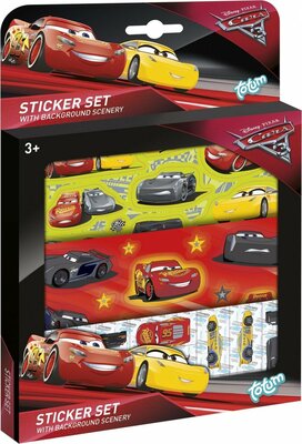 140073 Sticker set Cars ToTum: 45 stickers