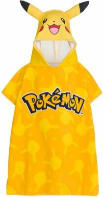 51114 Pokemon Pikachu  Badponcho  Geel