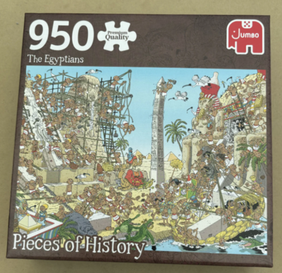 00541 Jumbo Puzzel Pieces of History the Egyptians 950 stukjes