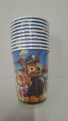 51933 Paw Patrol Kartonnen Bekers 10 stuks Uitkijktoren