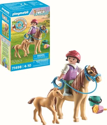 71498 PLAYMOBIL Horses of Waterfall Kind met pony en veulen