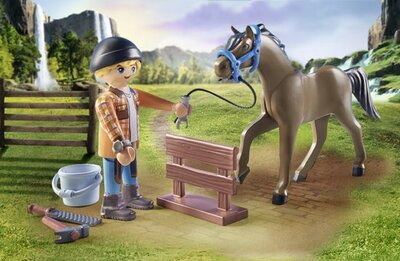 71357 PLAYMOBIL Horses of Waterfall Hoefsmid: Ben & Achilles