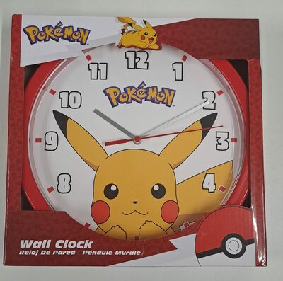 21300 Pokemon Pikachu Wandklok