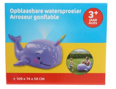 71931 Opblaasbare Watersproeier Walvis