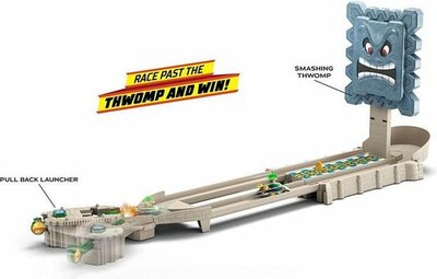 73224 Hot Wheels Mario Kart Nemesis Track Set Thwomp   