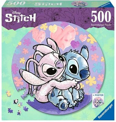 75819 Ravensburger Disney Stitch Round Legpuzzel 500 stukjes