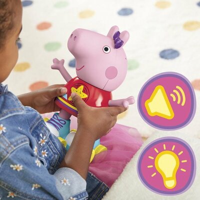 33221 Peppa Pig Disco Roller Skates met licht en geluid 