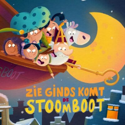 49676 Boek Zie ginds komt de stoomboot...