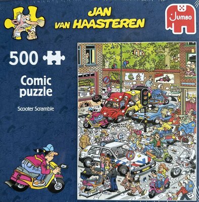 01851 JvH Puzzel Verkeerschaos 500 stukjes