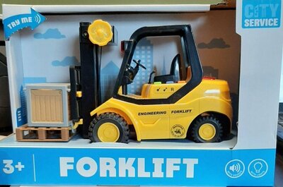 95704 Friction Vorkheftruck met geluid en licht 