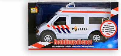 81607 Kids Fun Reddingsdienstvoertuig Politie 26 Cm