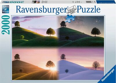 174430 Ravensburger Puzzel Stemmingsvolle bomen en bergen 2000 stukjes