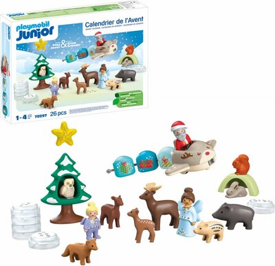 70297 PLAYMOBIL Adventskalender Junior: Witte kerst