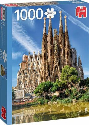 18835 Jumbo Puzzel Sagrada Familia View, Barcelona 1000 stukjes