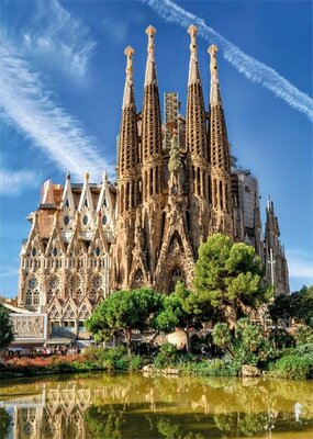 18835 Jumbo Puzzel Sagrada Familia View, Barcelona 1000 stukjes