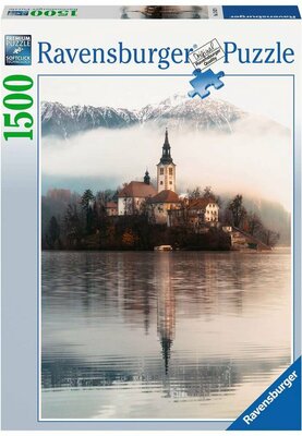 174379 Ravensburger puzzel Het eiland van wensen, Bled, Slovenië 1500 stukjes