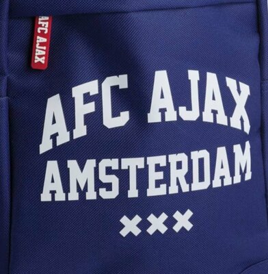 991532 Ajax Rugzak met rits Blauw 35x20x10 cm